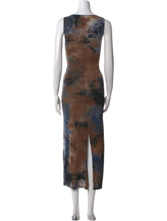 Dissh Tie-Dye Print Long Dress