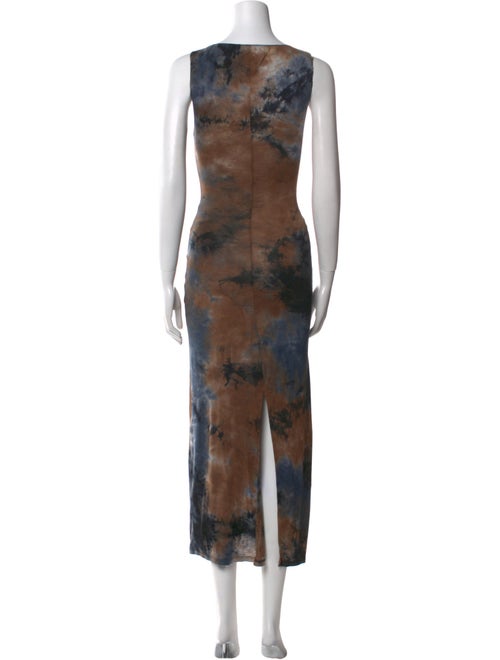 Dissh Tie-Dye Print Long Dress