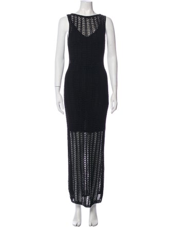 Dissh Bateau Neckline Long Dress