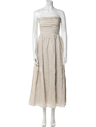 Dissh Linen Midi Length Dress
