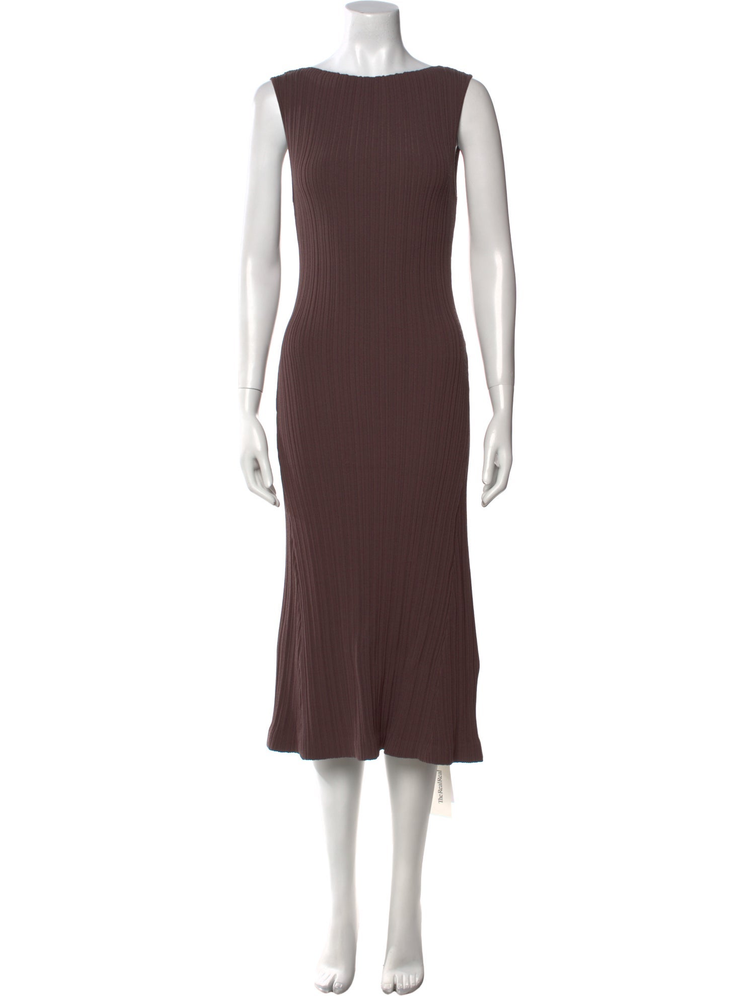 Dissh Bateau Neckline Midi Length Dress