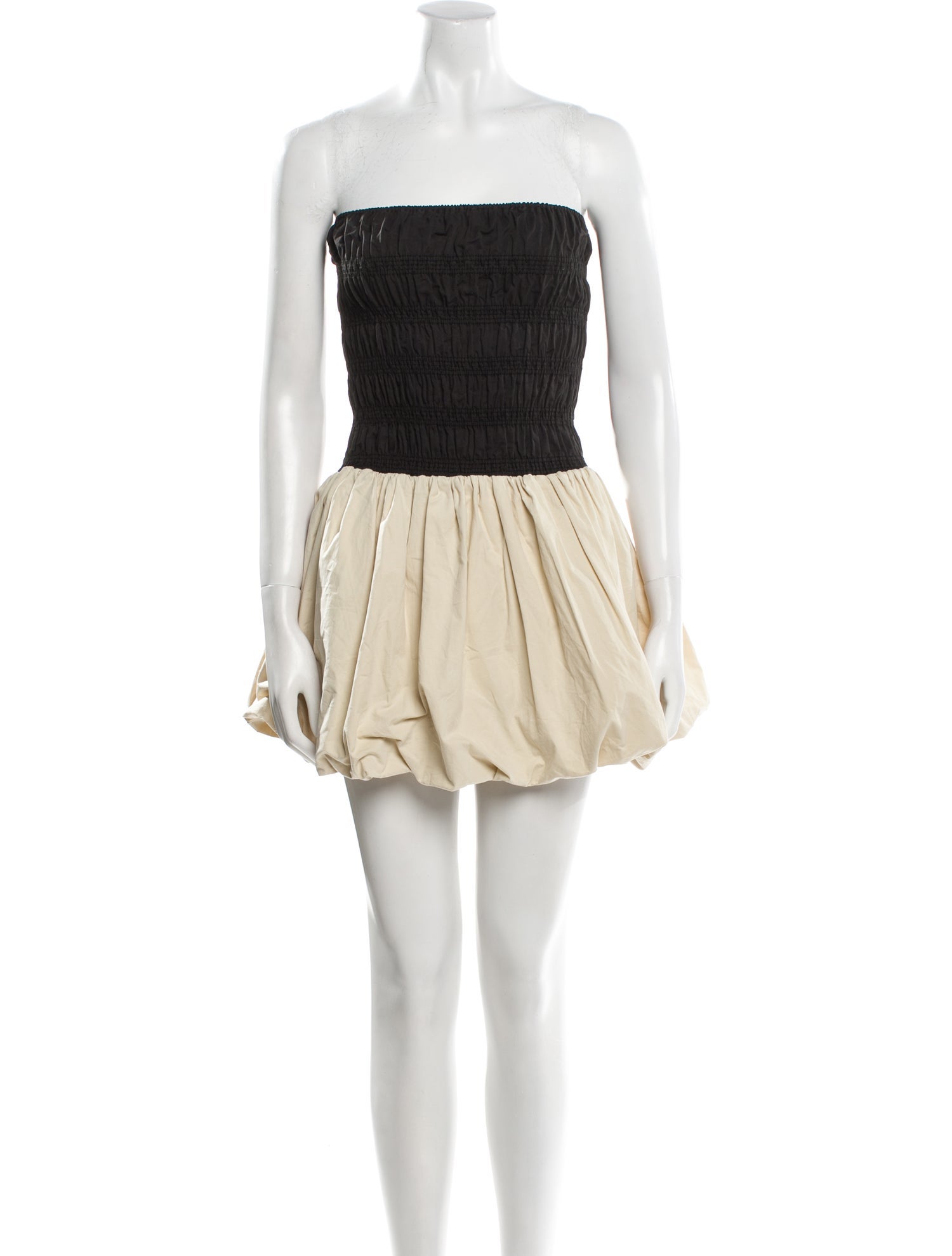 Dissh Colorblock Pattern Mini Dress