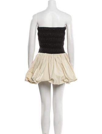 Dissh Colorblock Pattern Mini Dress