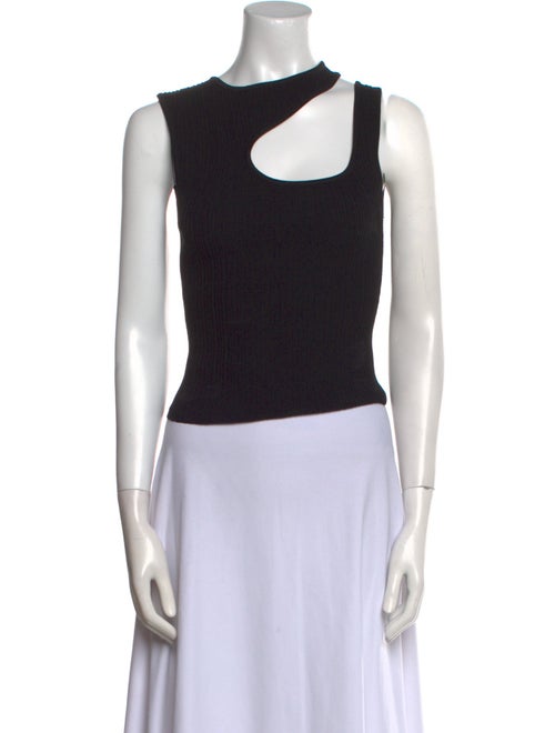 Dissh Scoop Neck Sleeveless Crop Top