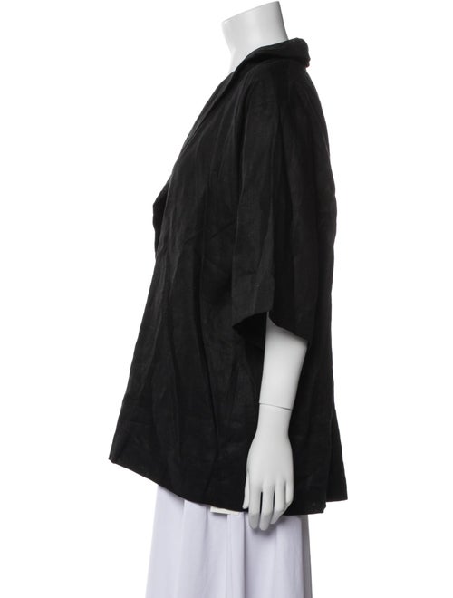 Dissh Linen Short Sleeve Button-Up Top