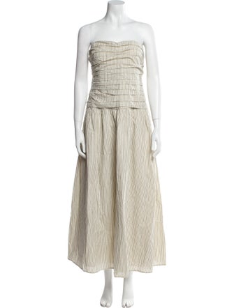 Dissh Striped Midi Length Dress