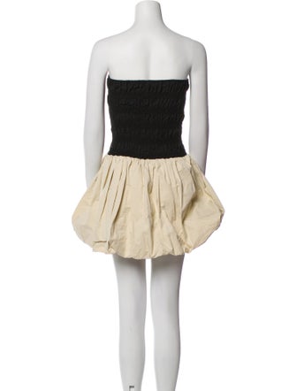 Dissh Colorblock Pattern Mini Dress