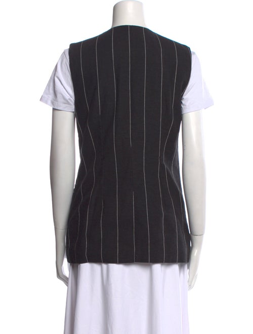 Dissh Linen Striped Button-Up Top