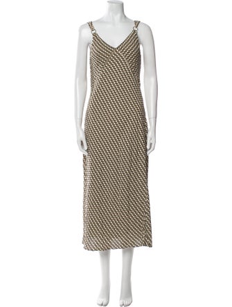 Dissh Polka Dot Print Long Dress