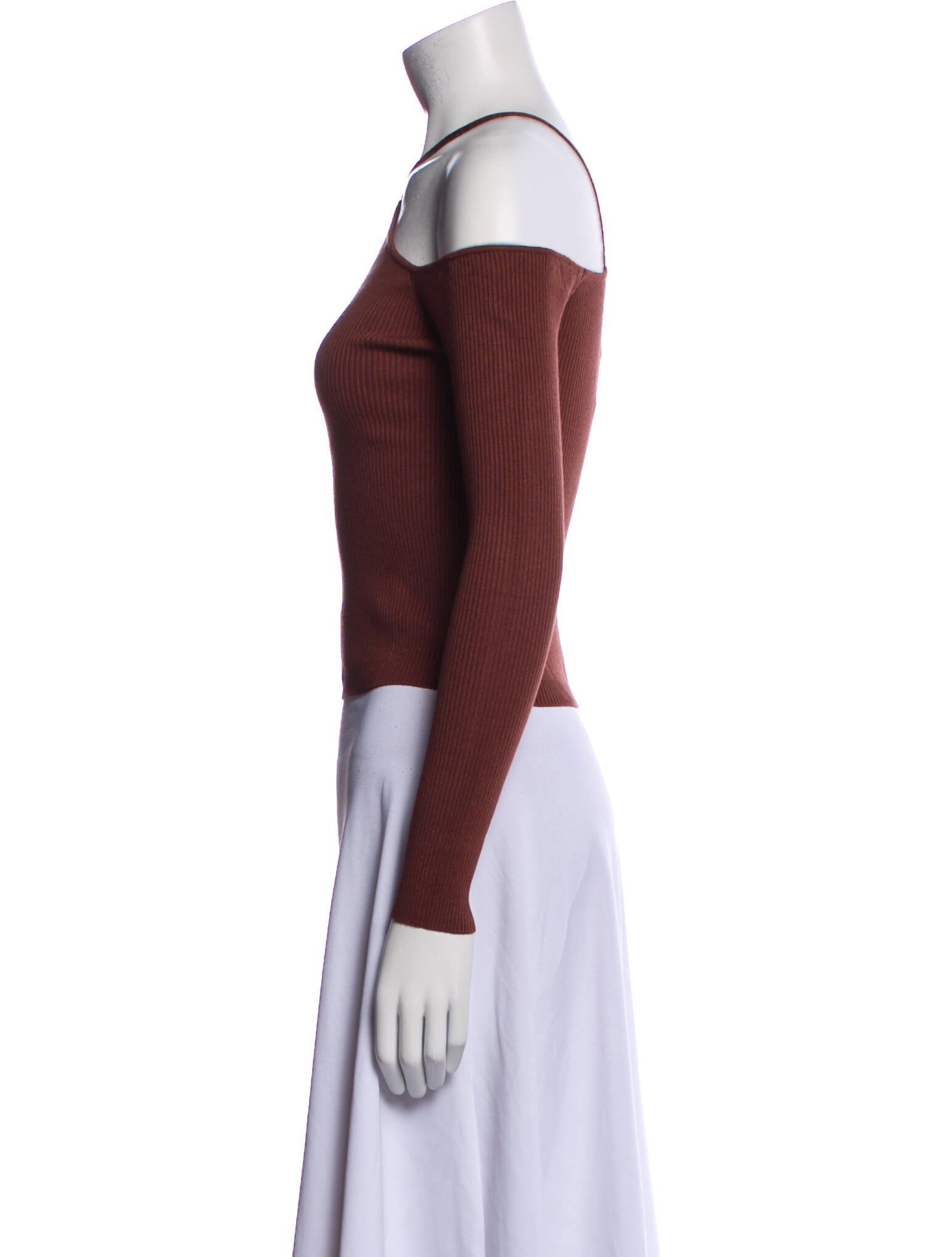 Dissh V-Neck Long Sleeve Crop Top w/ Tags