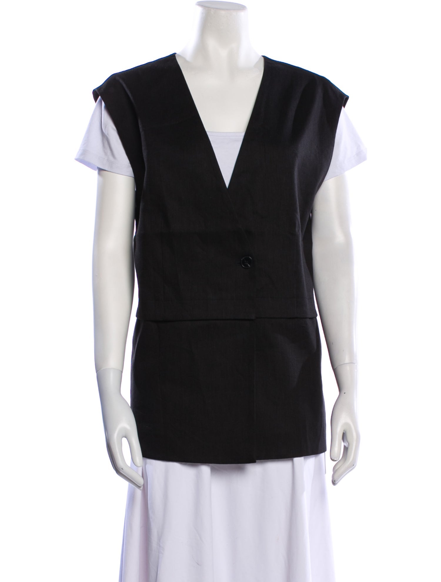 Dissh Taylor Linen Vest w/ Tags