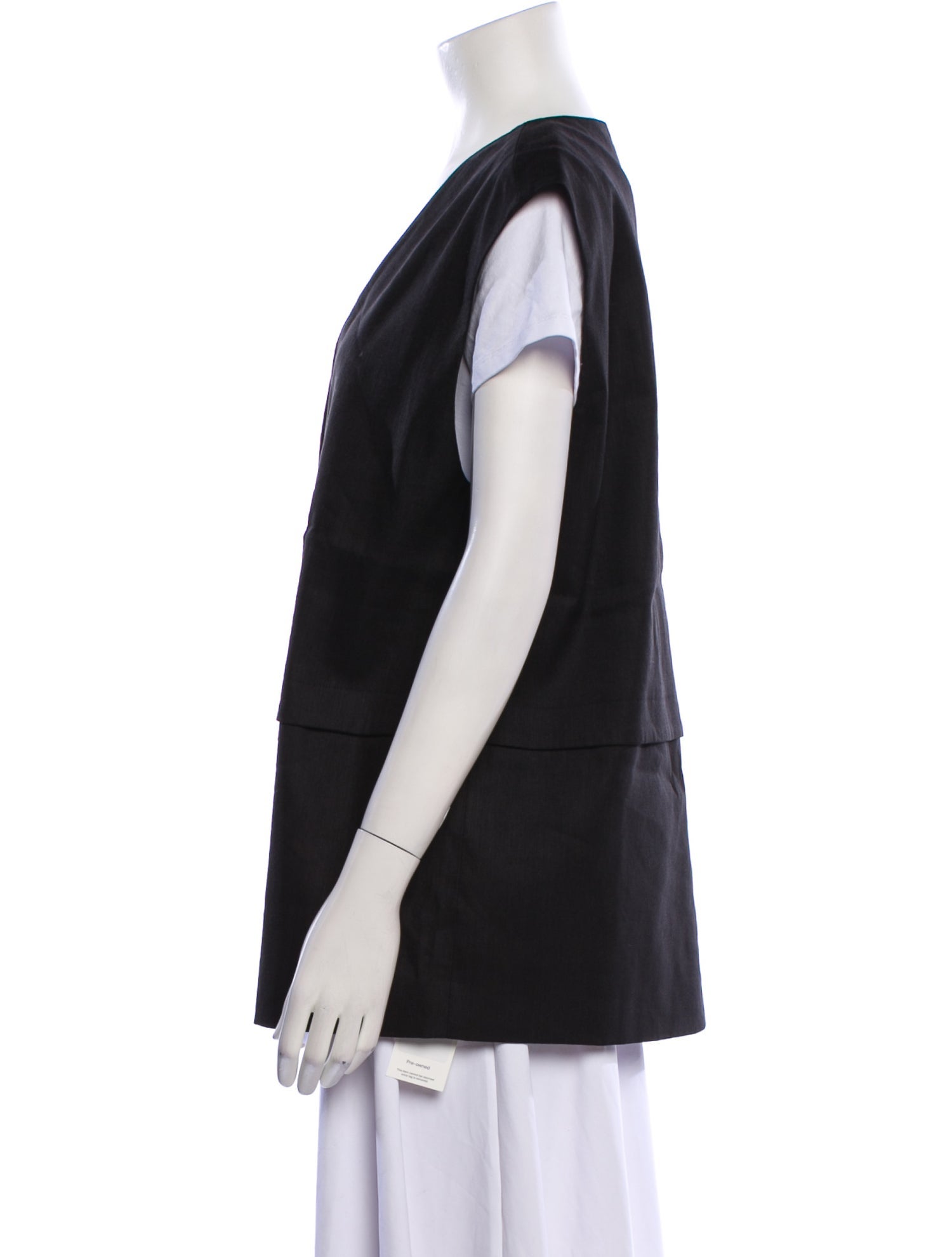 Dissh Taylor Linen Vest w/ Tags