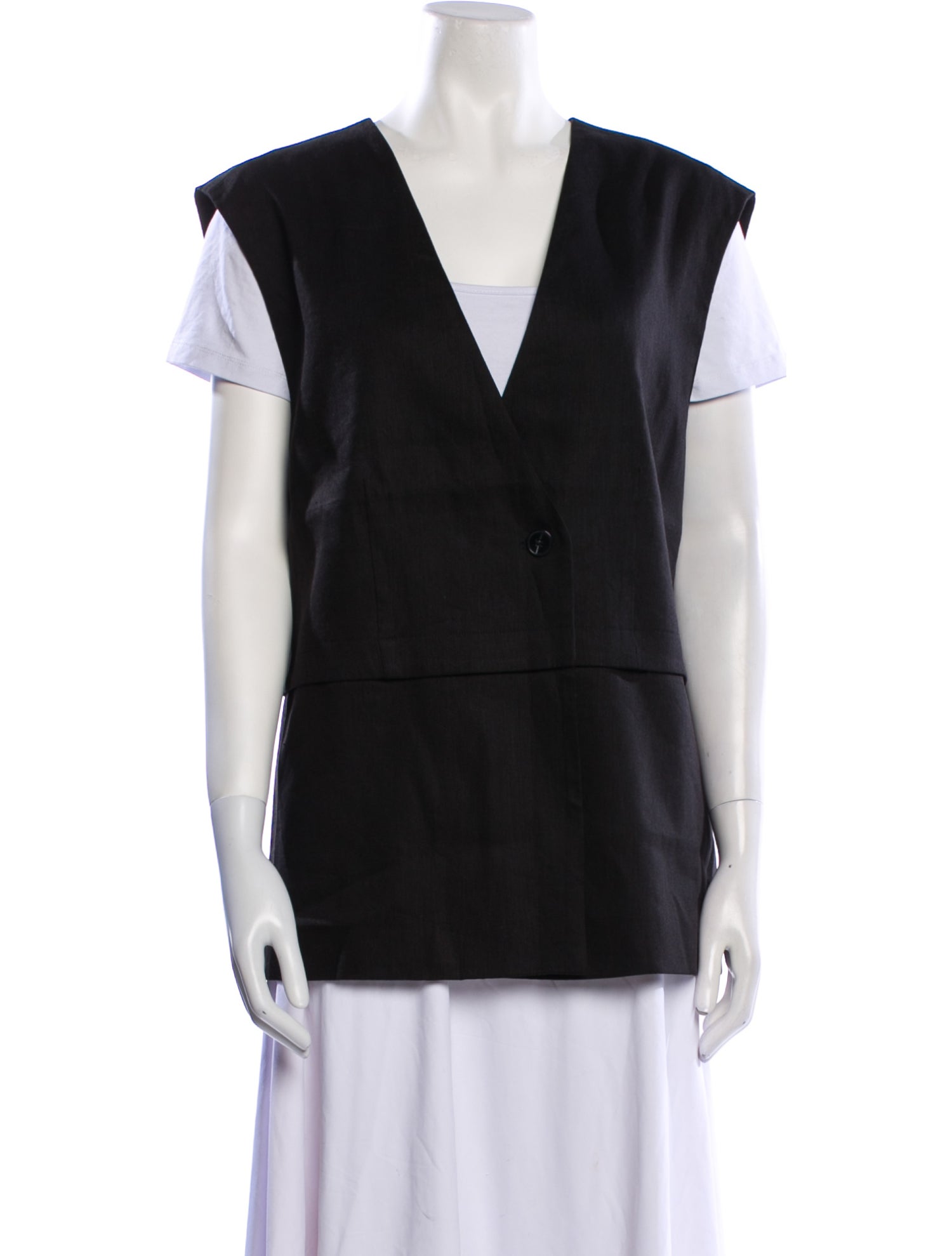 Dissh Taylor Linen Vest w/ Tags