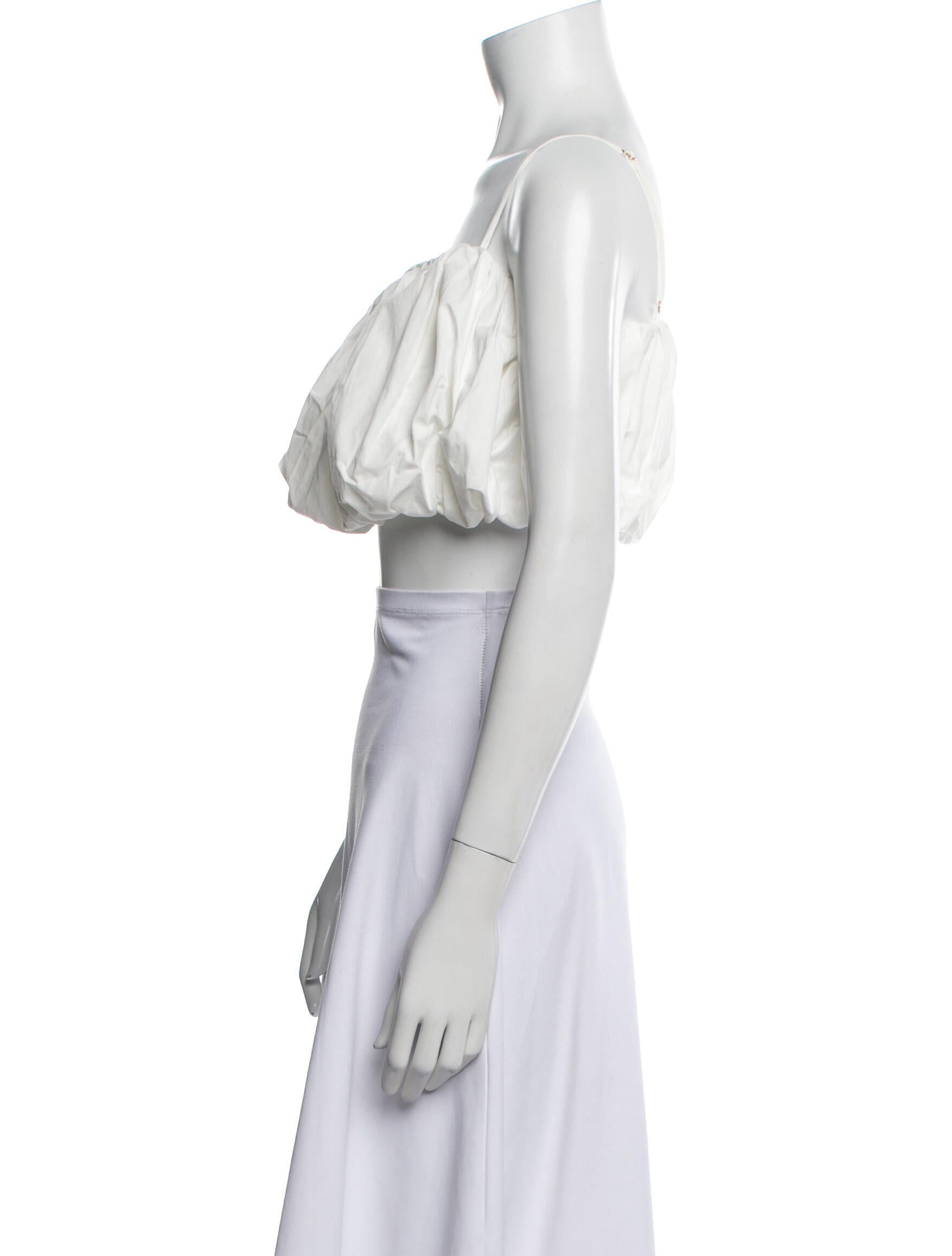 Dissh Square Neckline Sleeveless Crop Top