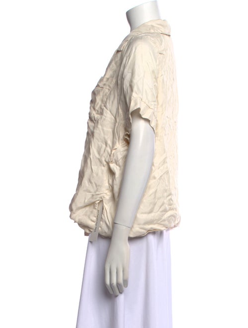 Dissh Short Sleeve Button-Up Top