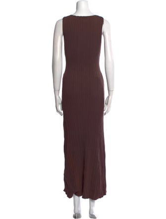 Dissh Scoop Neck Long Dress