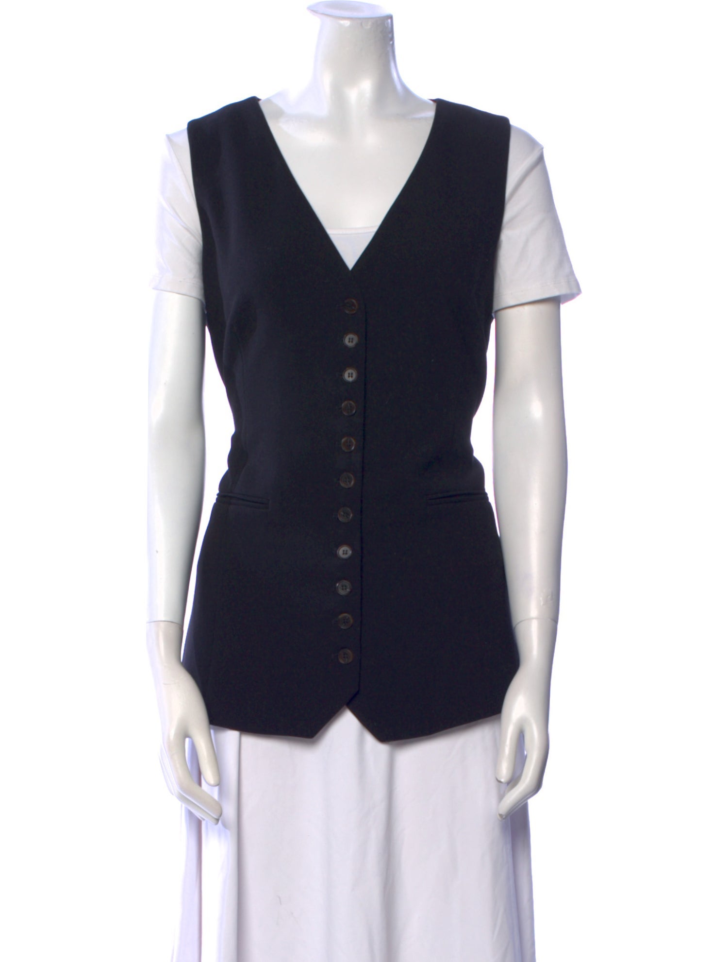 Dissh V-Neck Short Sleeve Button-Up Top w/ Tags