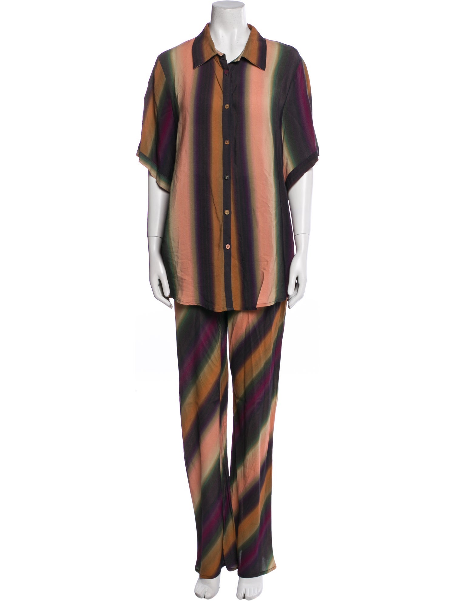 Dissh Lace Pattern Pant Set