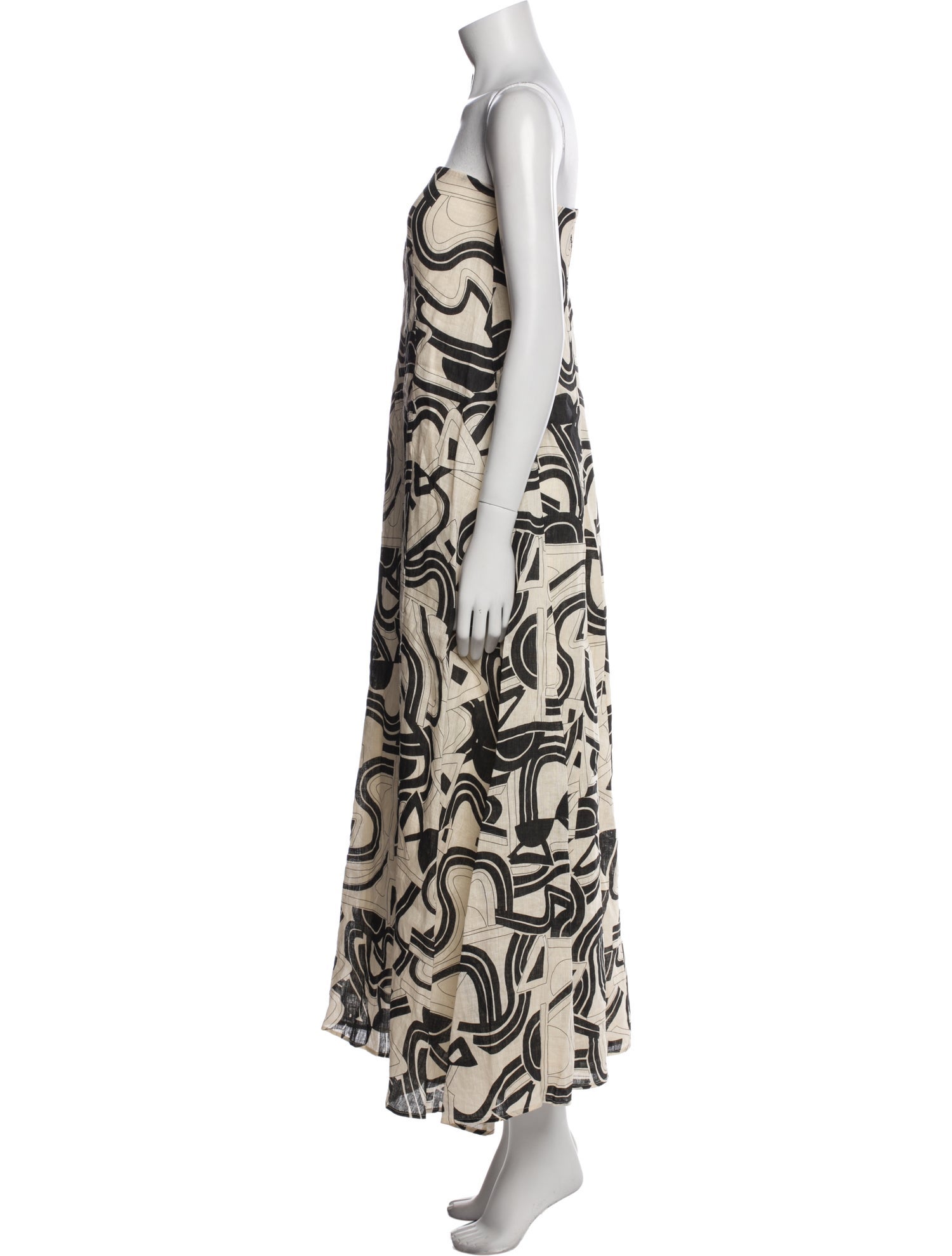 Dissh Linen Midi Length Dress