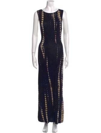 Dissh Tie-Dye Print Long Dress