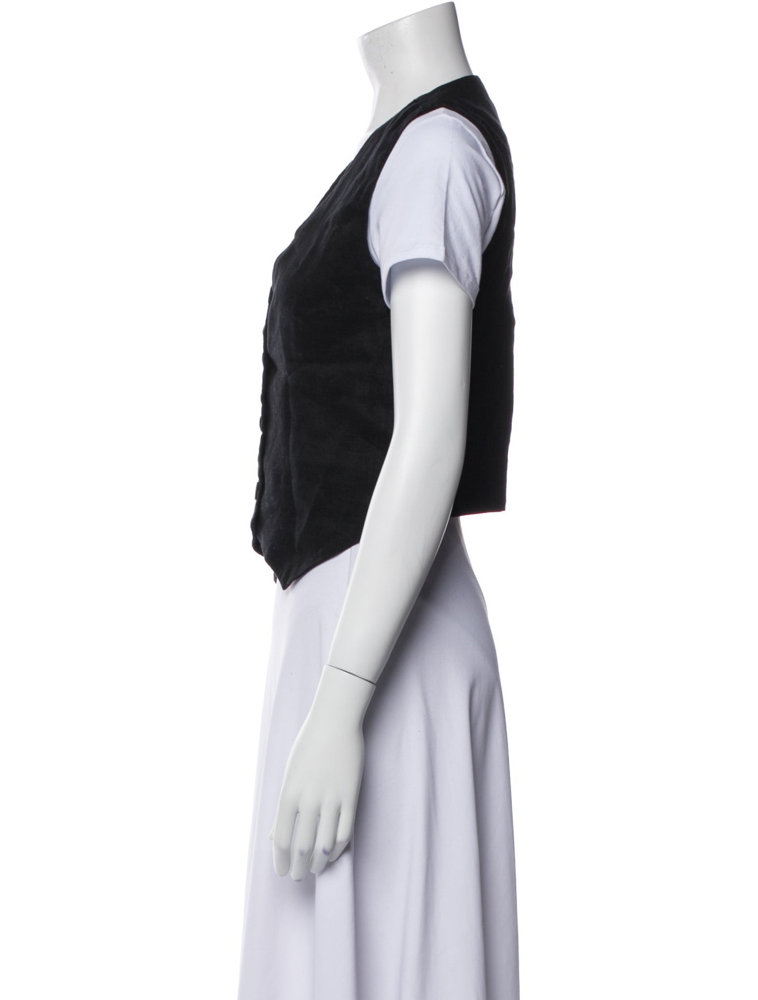 Dissh Linen Striped Vest