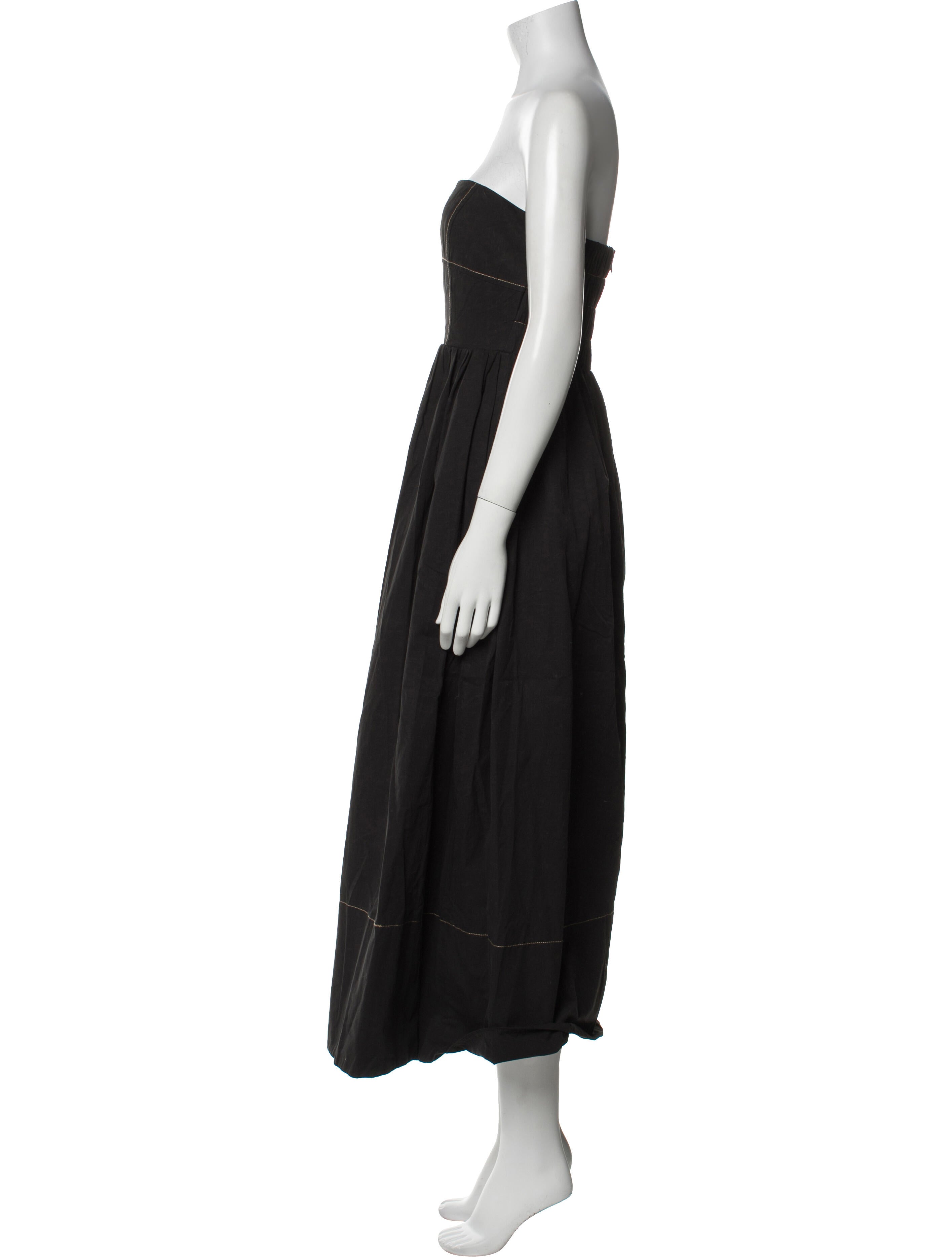 Dissh Strapless Midi Length Dress