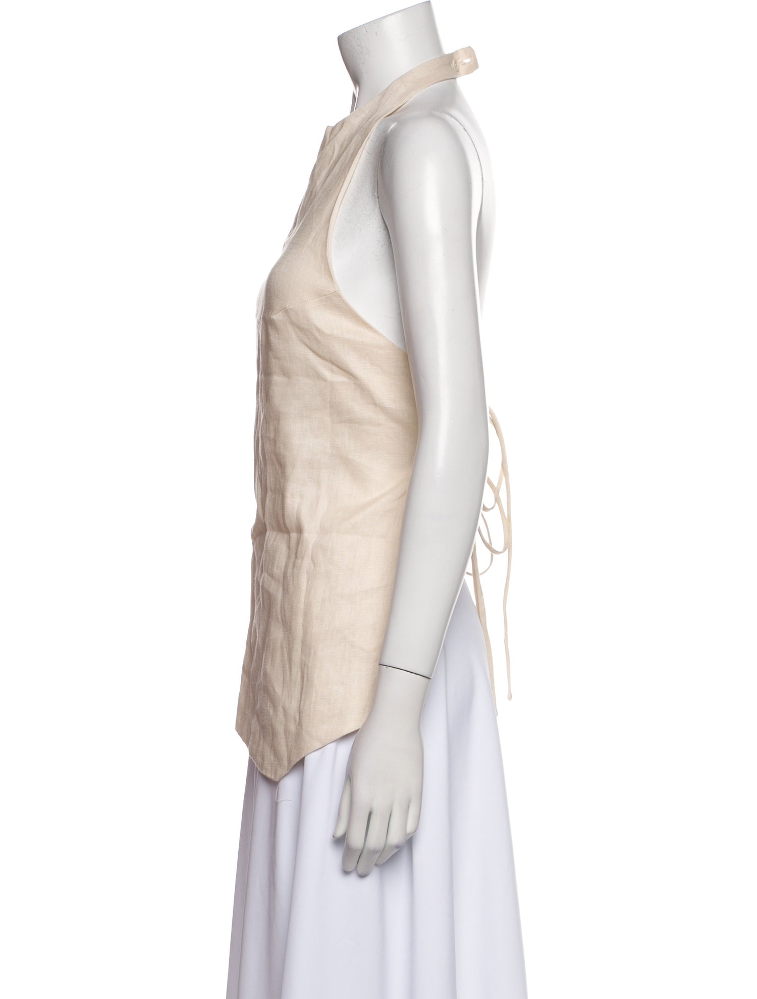 Dissh Linen Halterneck Top w/ Tags