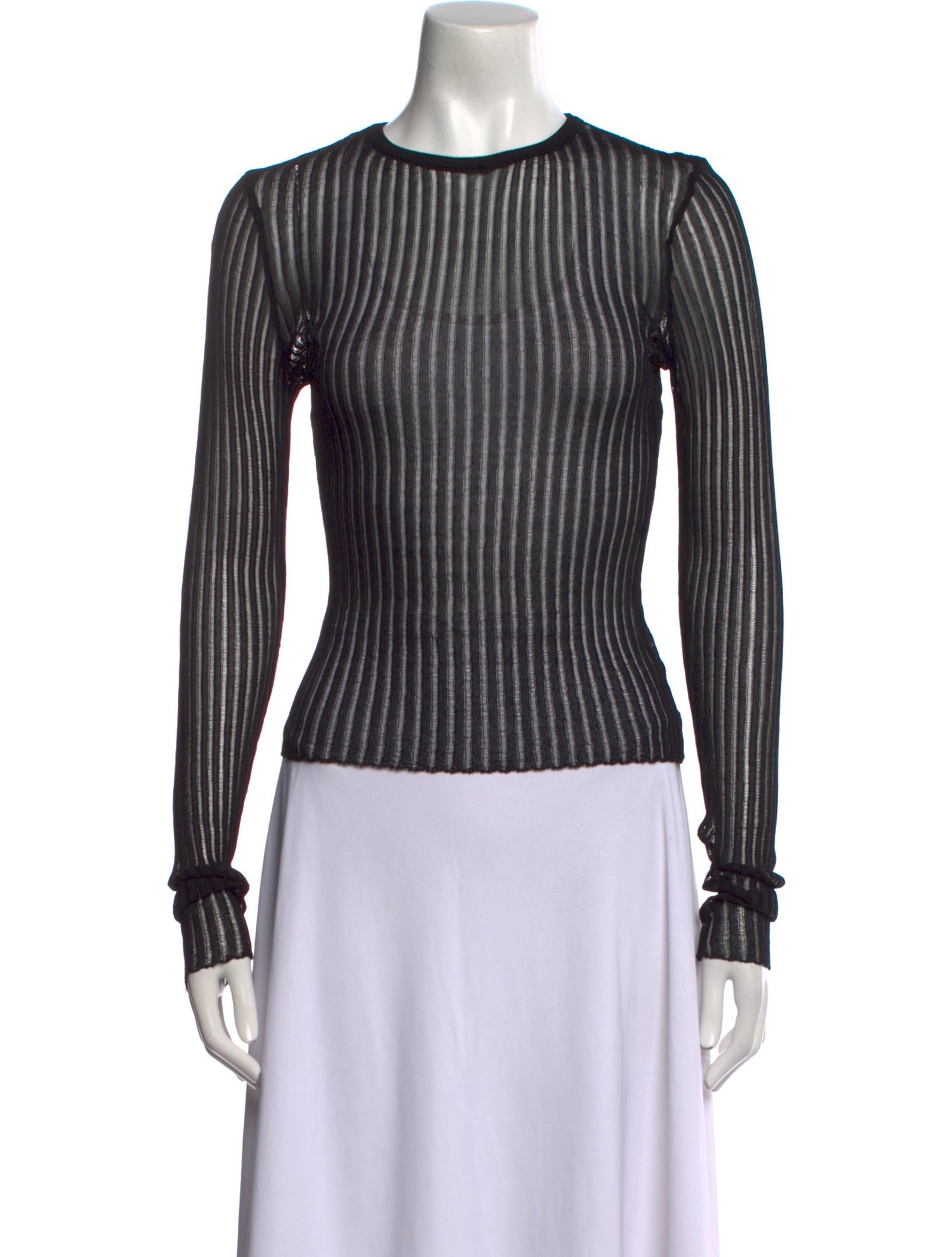 Dissh Striped Crew Neck Top