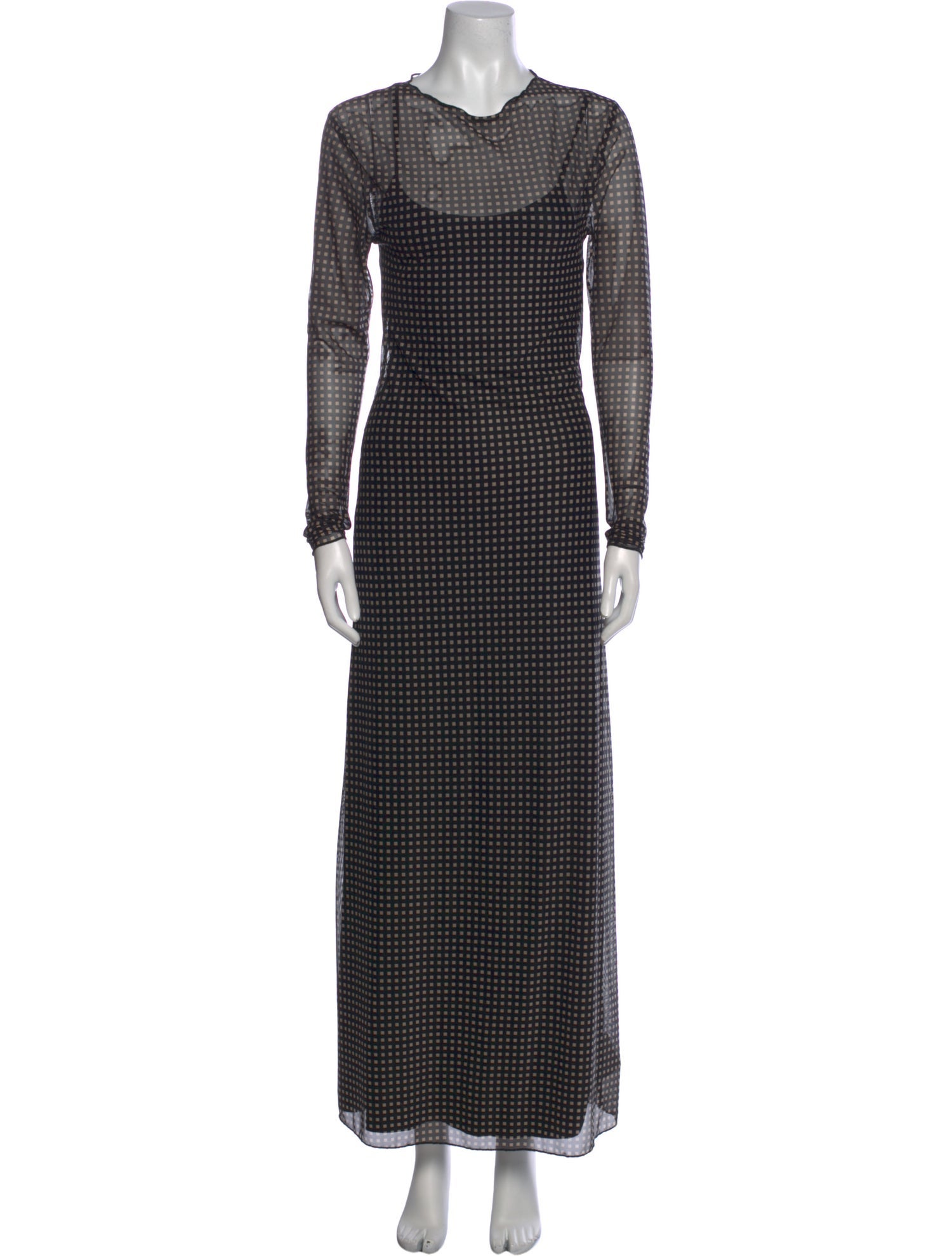 Dissh Polka Dot Print Long Dress