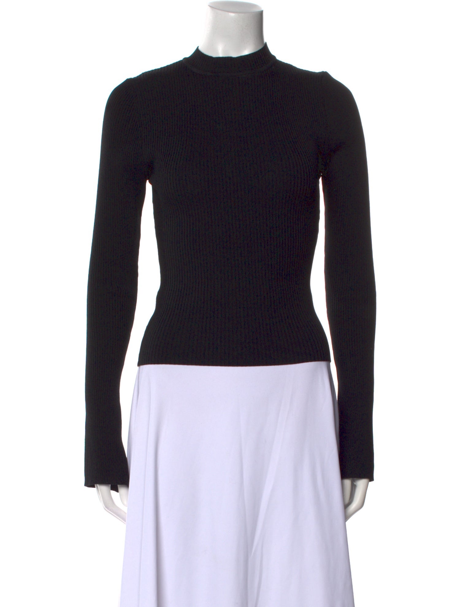 Dissh Mock Neck Long Sleeve Top