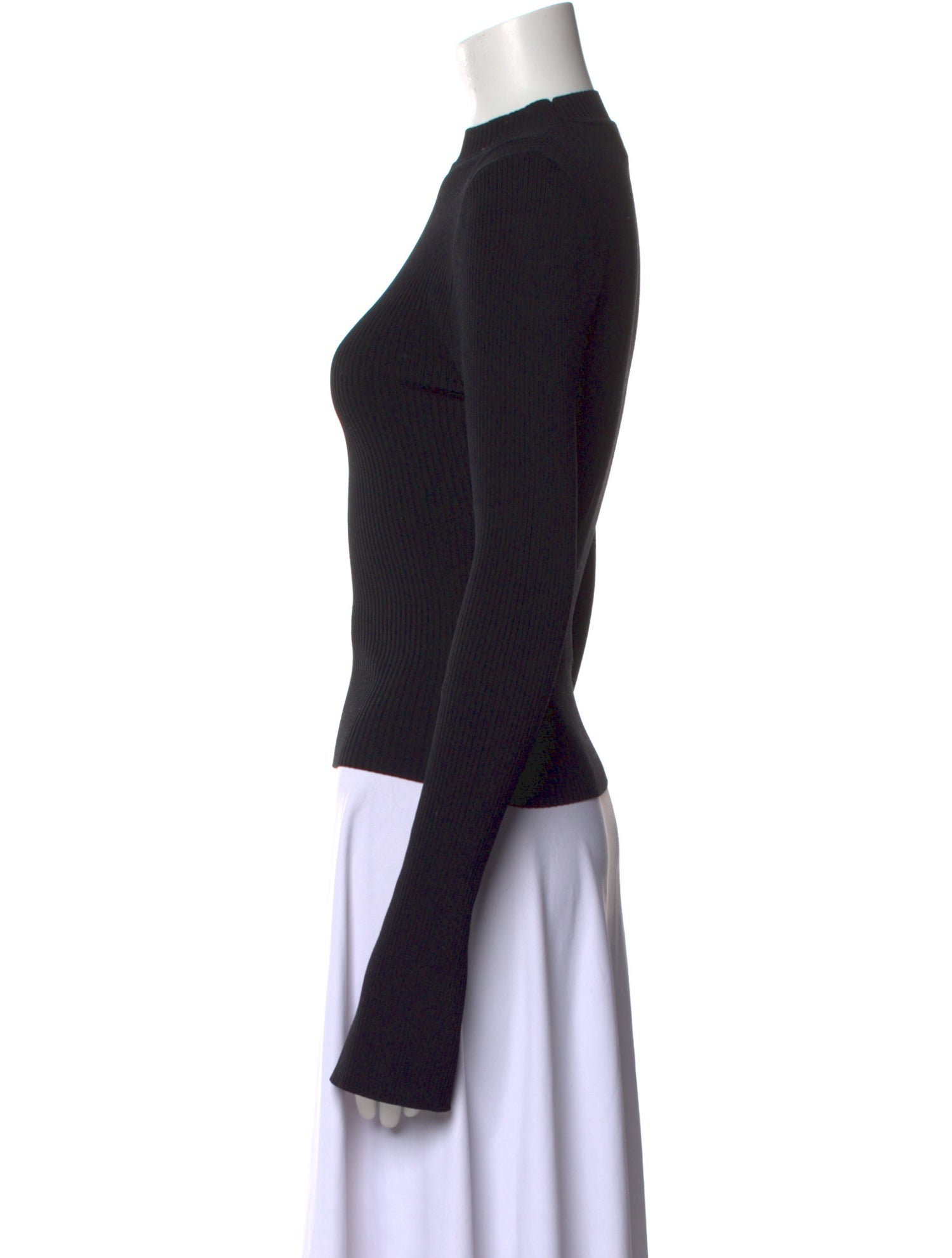 Dissh Mock Neck Long Sleeve Top