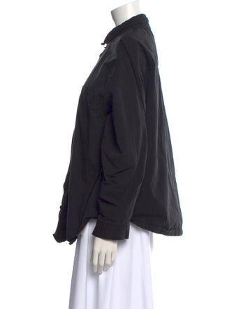 Dissh Mock Neck Long Sleeve Button-Up Top