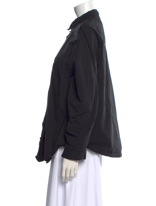 Dissh Mock Neck Long Sleeve Button-Up Top