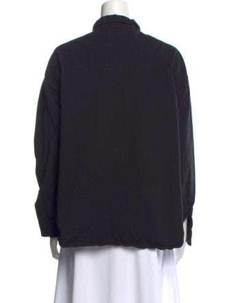 Dissh Mock Neck Long Sleeve Button-Up Top