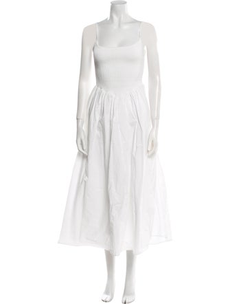 Dissh Square Neckline Midi Length Dress