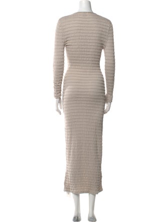 Dissh Scoop Neck Long Dress