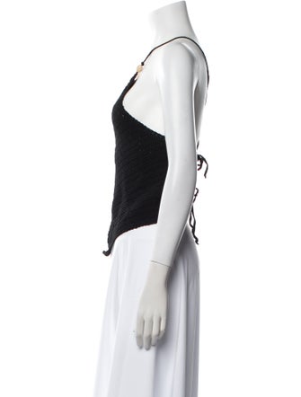 Dissh Scoop Neck Sleeveless Top