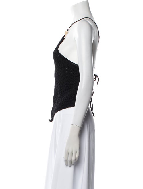 Dissh Scoop Neck Sleeveless Top