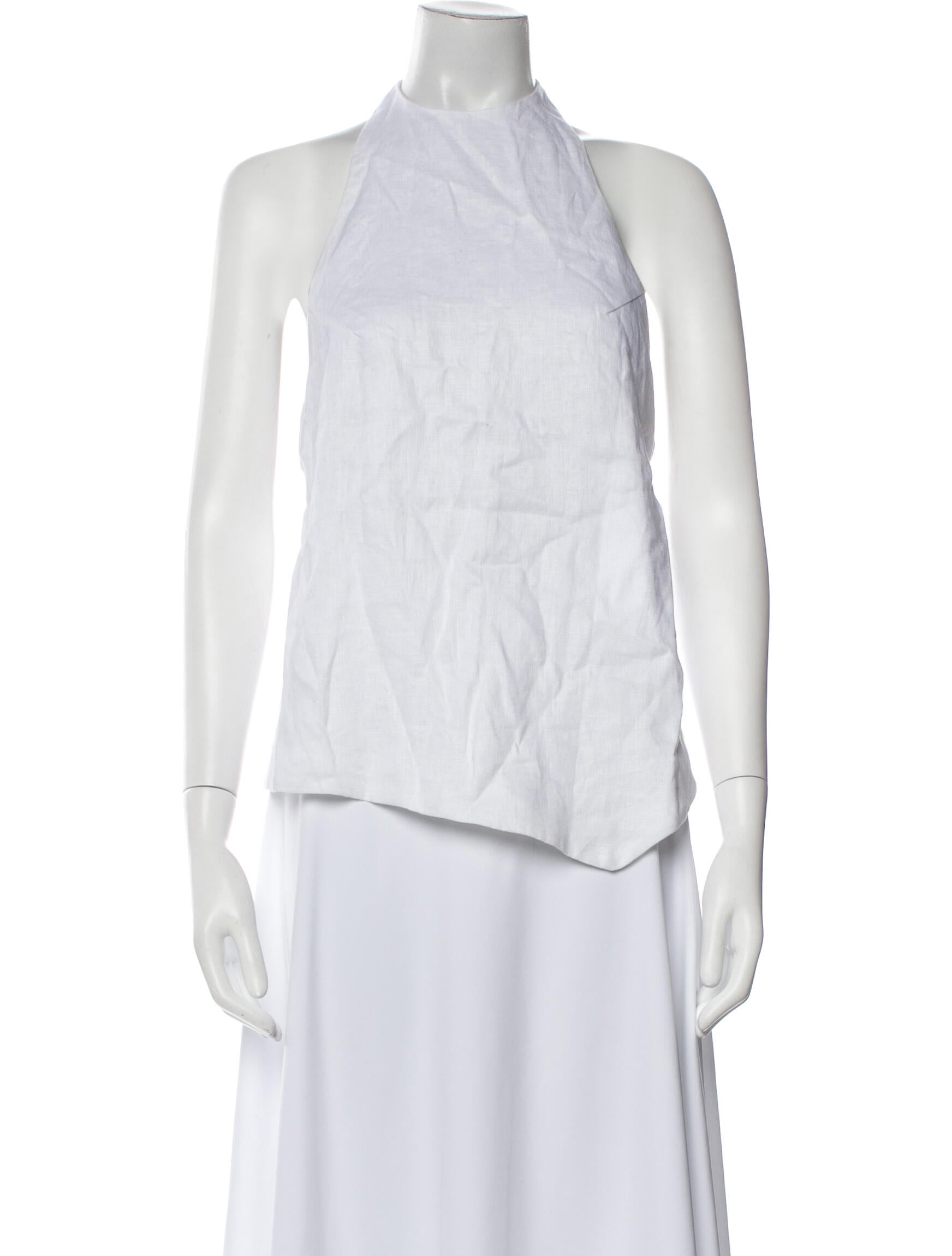 Dissh Linen Halterneck Top