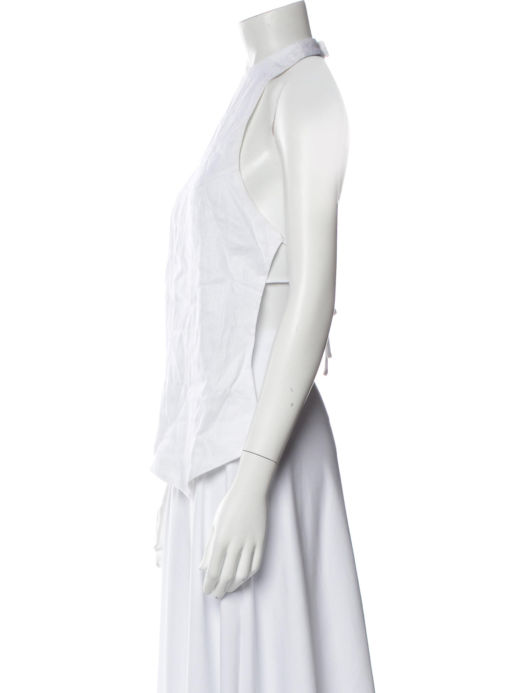 Dissh Linen Halterneck Top
