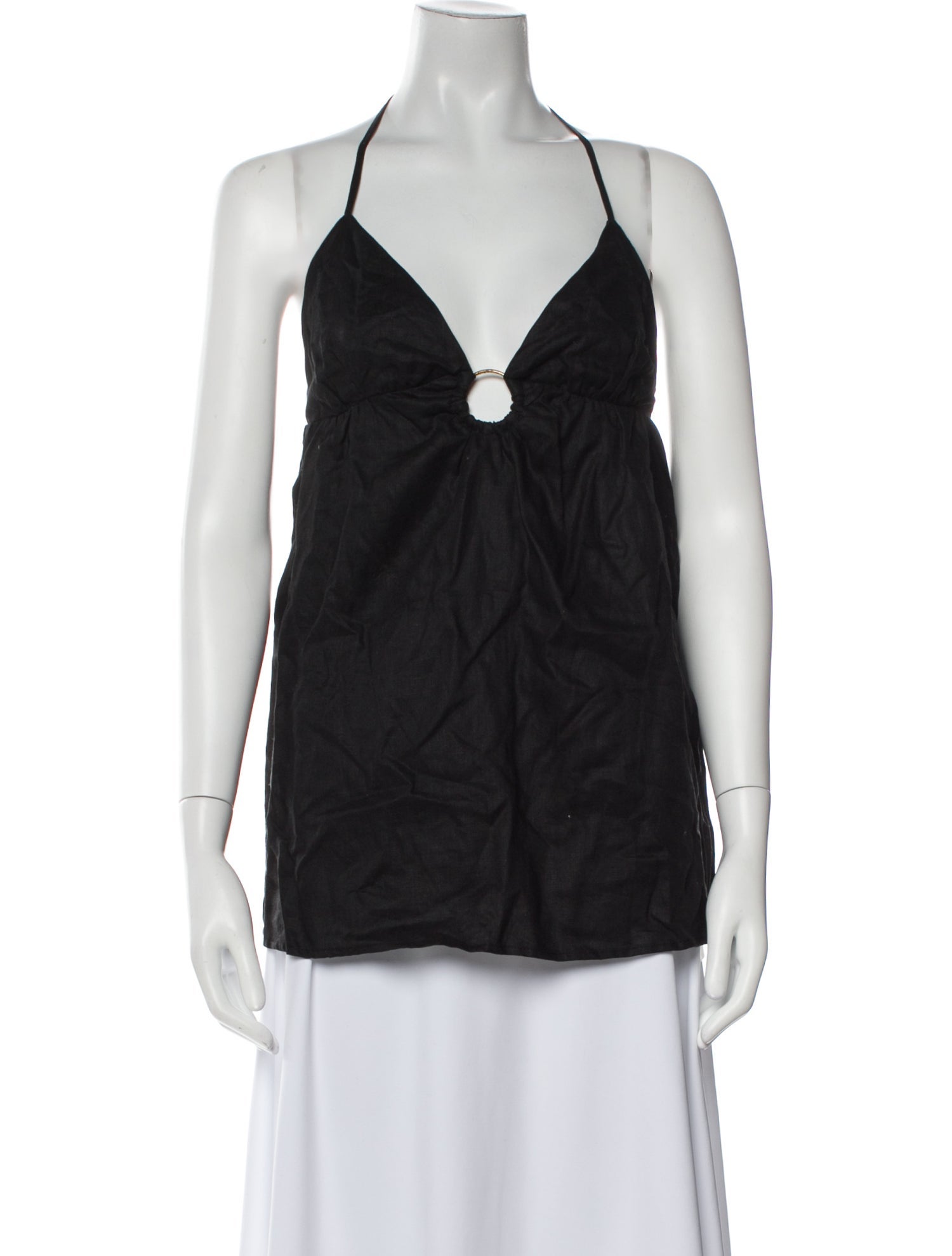 Dissh Linen V-Neck Top w/ Tags