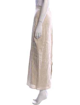 Dissh Linen Midi Length Skirt