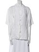 Dissh Linen V-Neck Button-Up Top