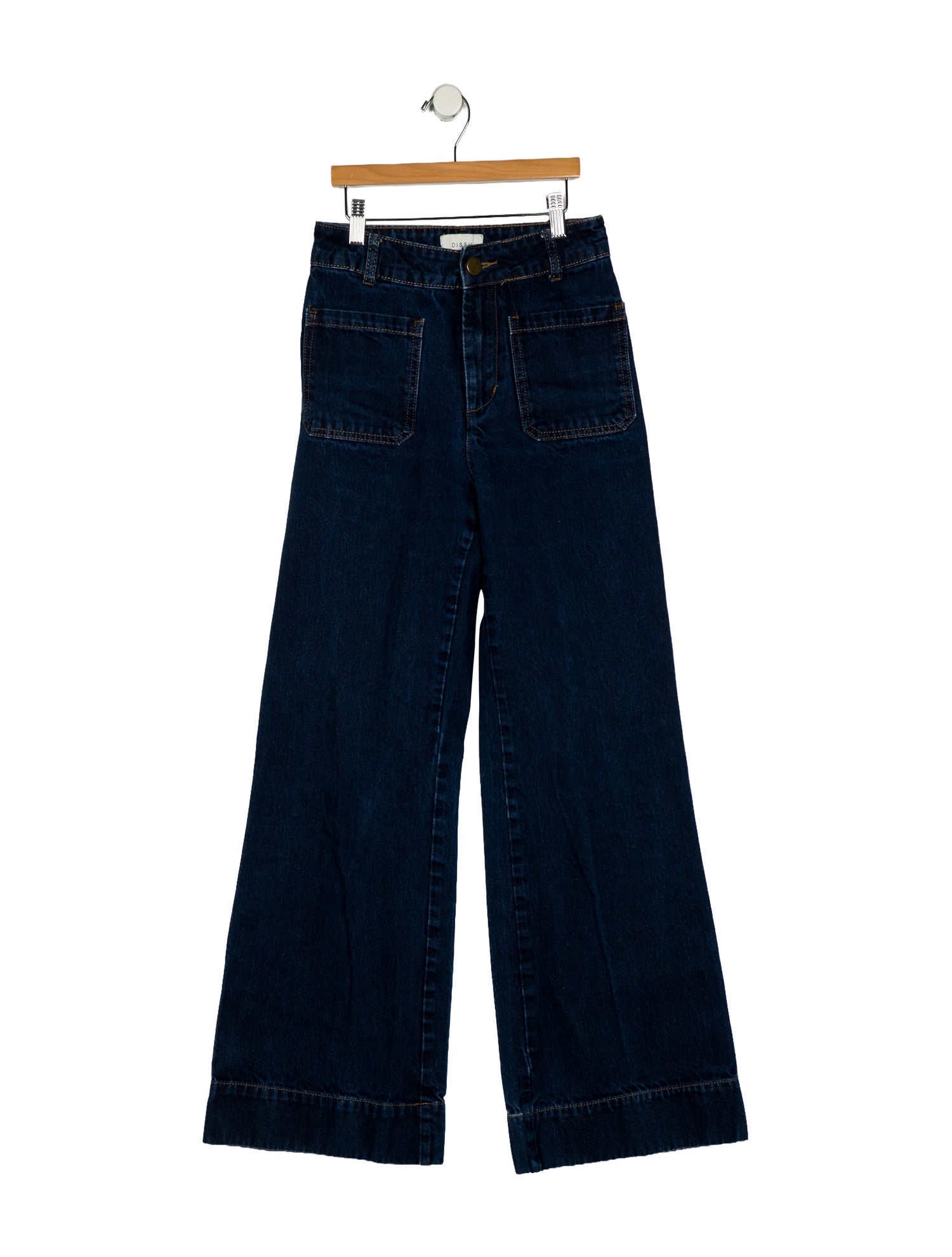Dissh Mid-Rise Wide Leg Jeans