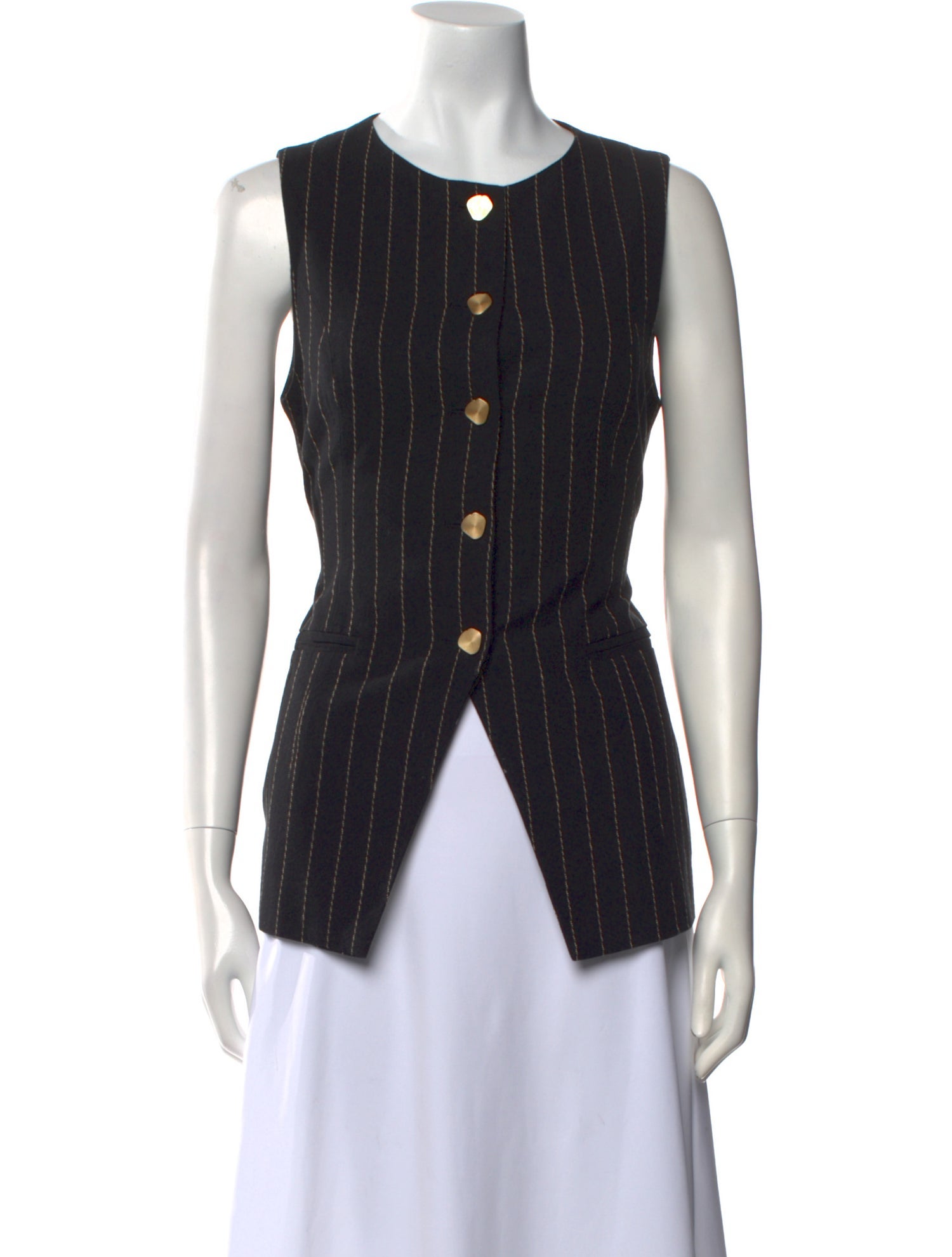 Dissh Striped Crew Neck Top