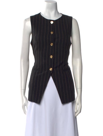 Dissh Striped Crew Neck Top