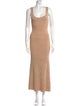 Dissh Scoop Neck Long Dress