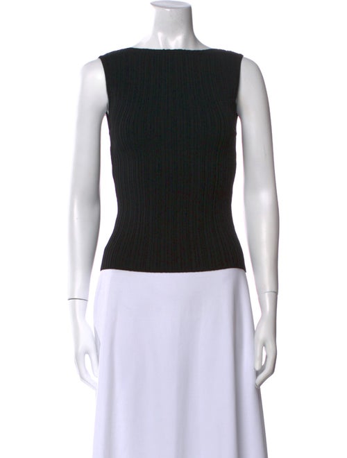 Dissh Bateau Neckline Sleeveless Top