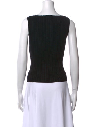 Dissh Bateau Neckline Sleeveless Top