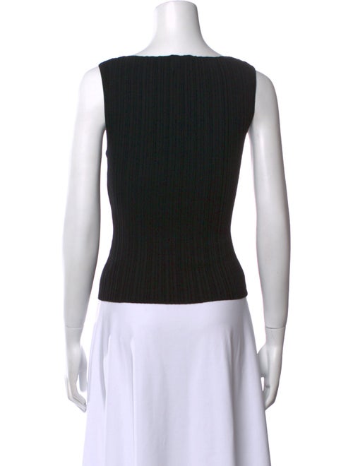 Dissh Bateau Neckline Sleeveless Top